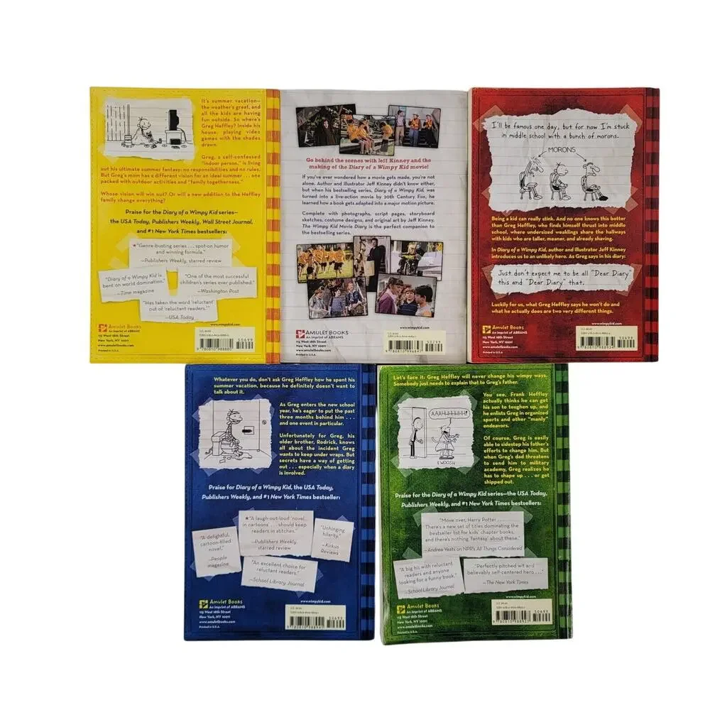 Diary of a Wimpy Kid Books Lot of 5 - Jeff‎ Kinney